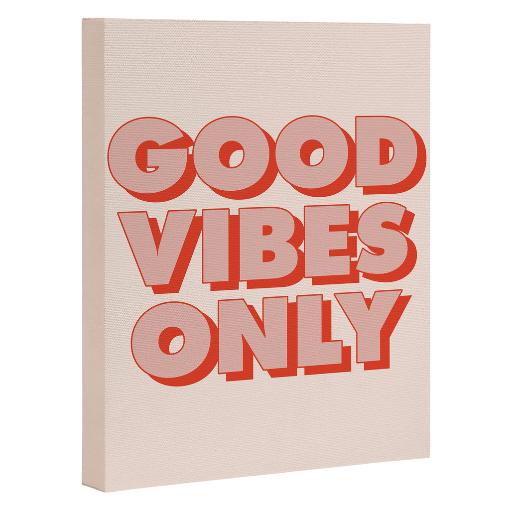 Good Vibes Only Canvas Print Gallery Image 3