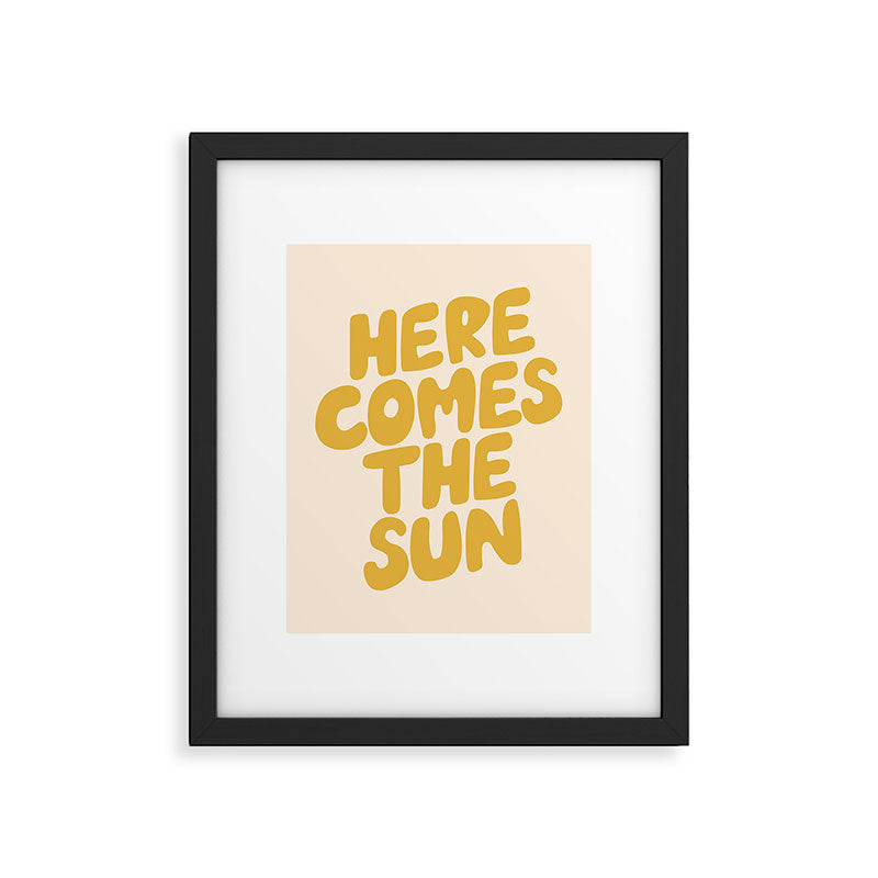 Here Comes the Sun Framed Art Print Gallery Image 6