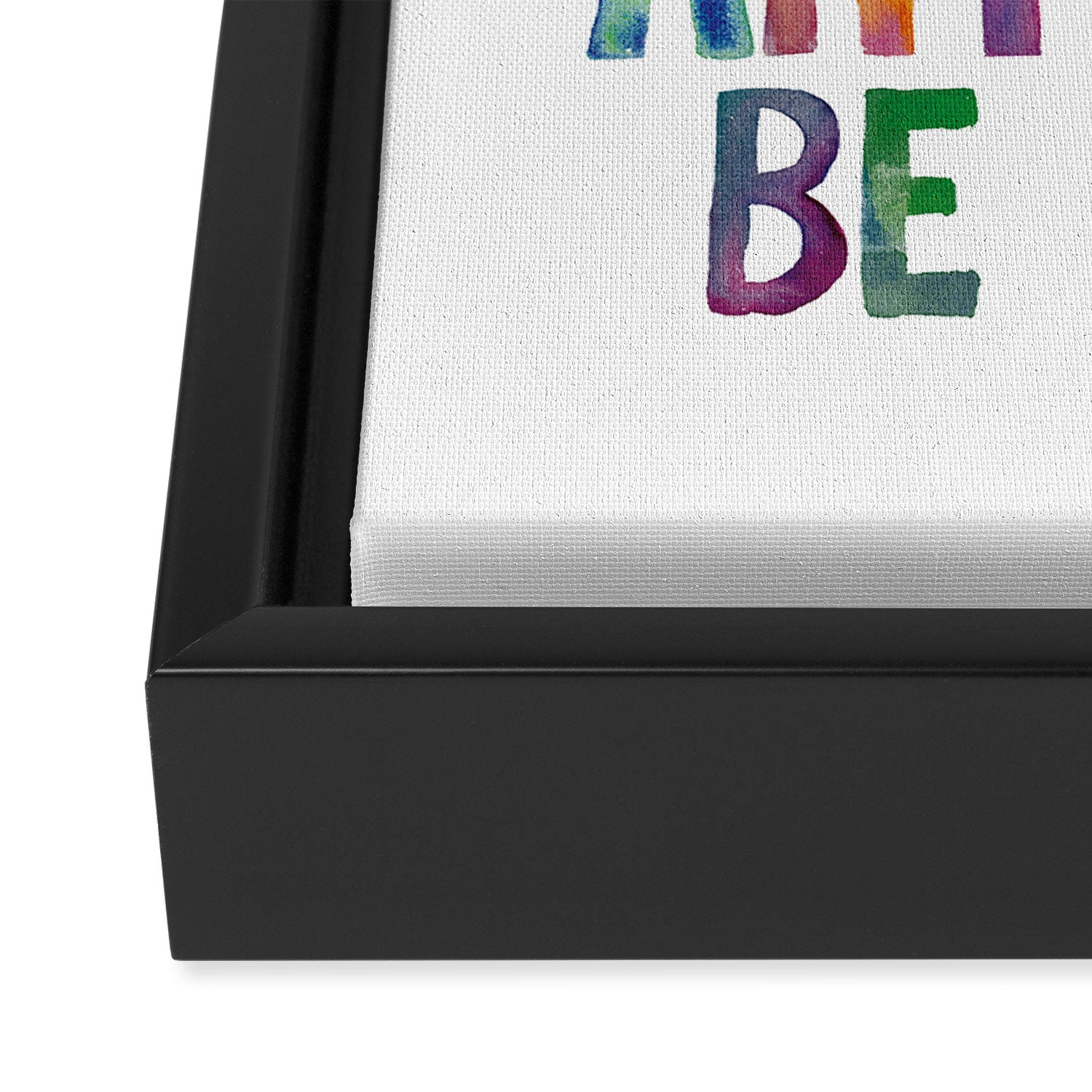 In a World Where You Can Be Anything Be Kind Framed Canvas Print Gallery Image 3