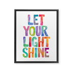 Let Your Light Shine Framed Canvas Print Gallery Image 8