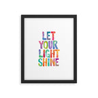 Let Your Light Shine Framed Art Print Gallery Image 6