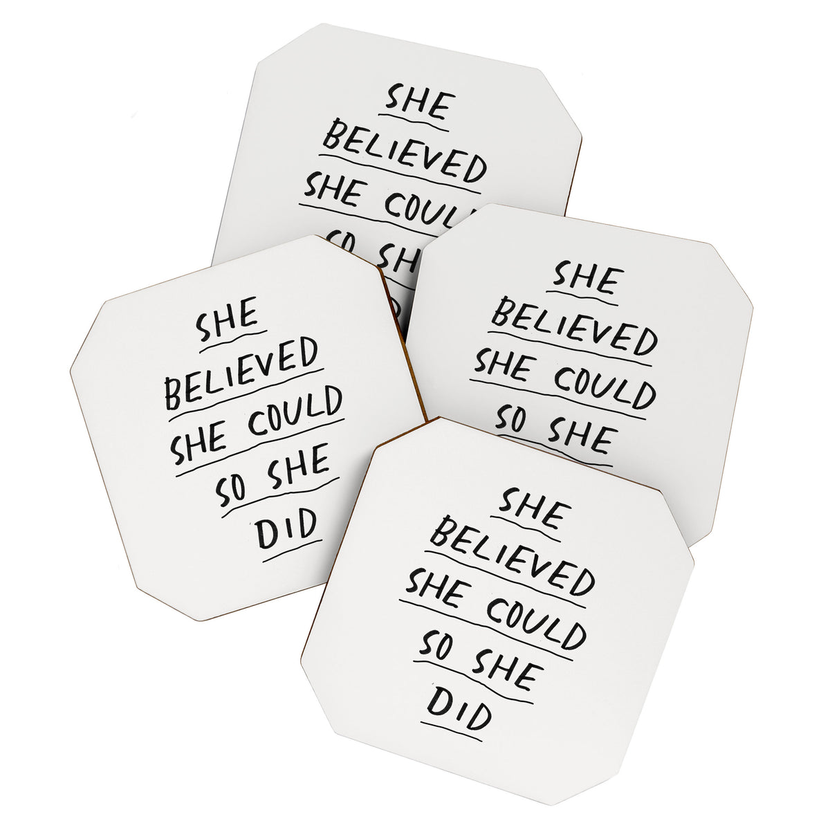 She Believed She Could So She Did Coaster Gallery Image 1