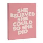 She Believed She Could So She Did Canvas Print Gallery Image 8