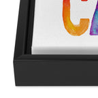 Yes You Can Framed Canvas Print Gallery Image 3