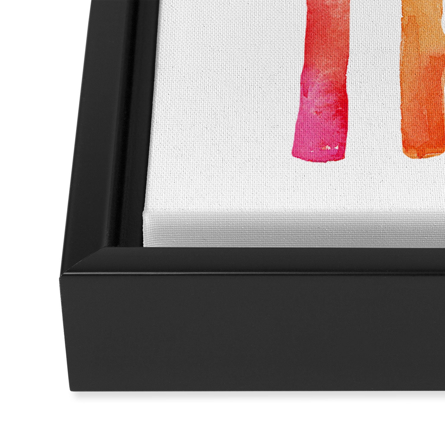 You Got This Rainbow Watercolor Framed Canvas Print Gallery Image 3