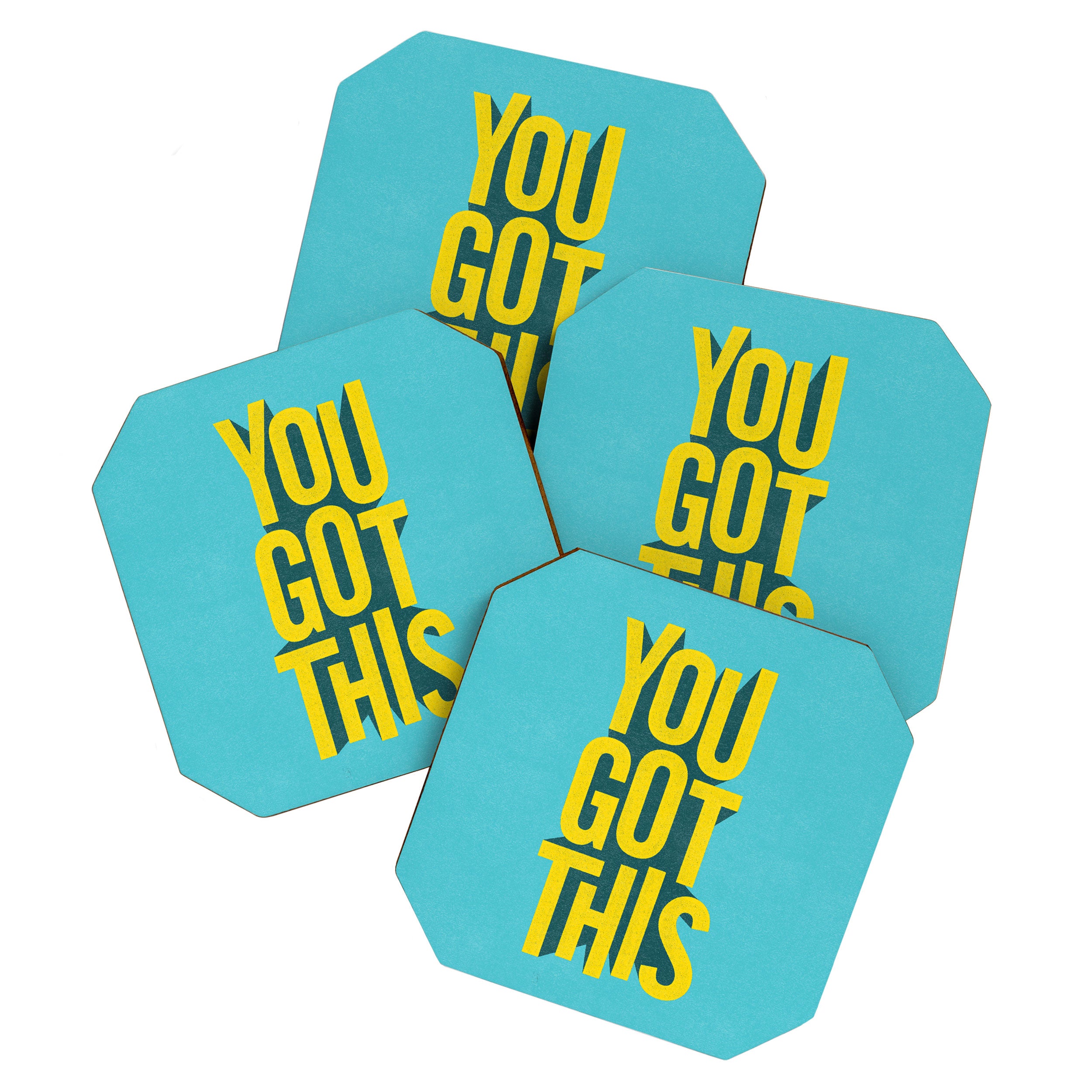 You Got This motivational typography poster inspirational quote bedroom wall home decor Coaster Gallery Image 1