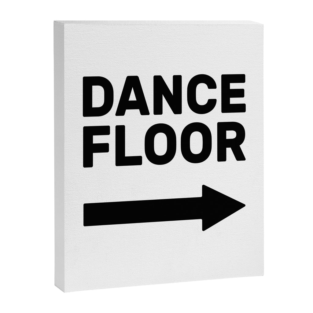 Dance Floor (arrow point right) Canvas Print Gallery Image 8