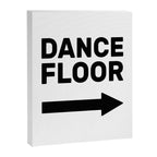Dance Floor (arrow point right) Canvas Print Gallery Image 8