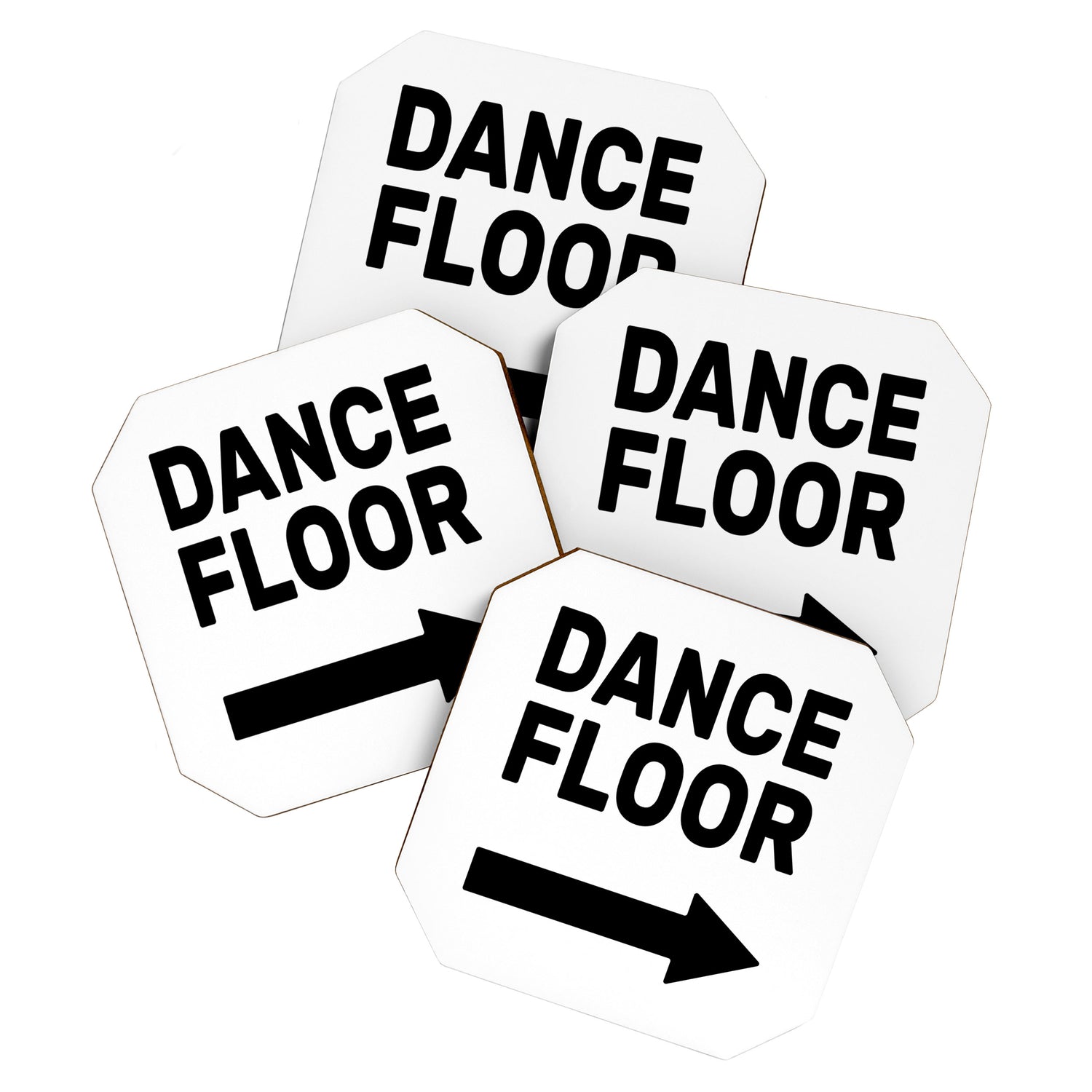 Dance Floor (arrow point right) Coaster Gallery Image 1