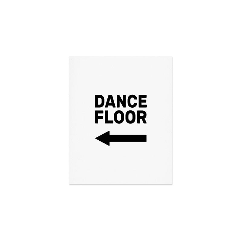 Dance floor (arrow pointing left) Art Print Gallery Image 1