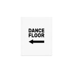 Dance floor (arrow pointing left) Art Print Gallery Image 1