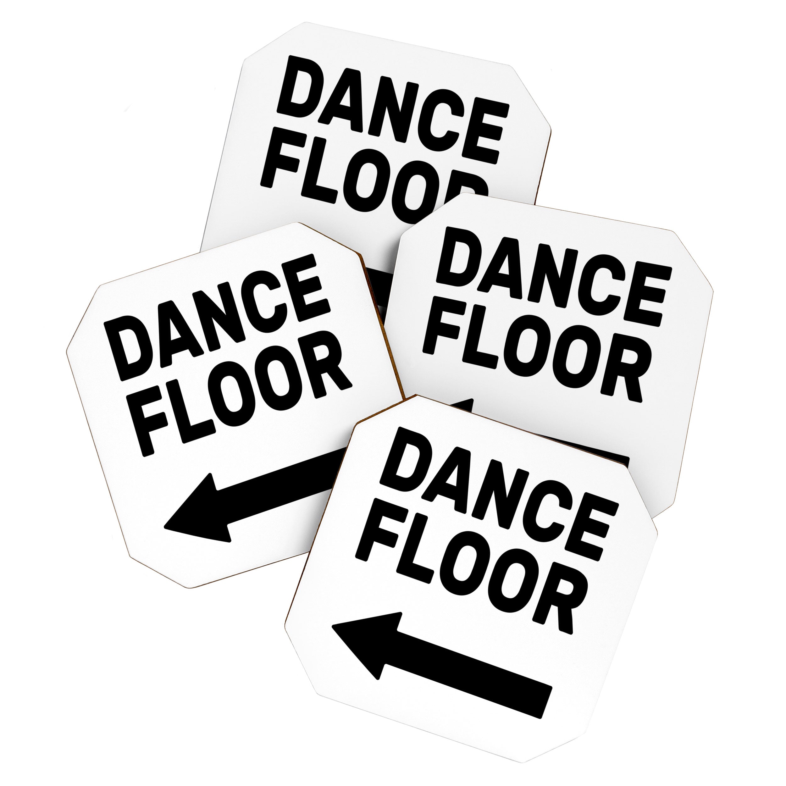 Dance floor (arrow pointing left) Coaster Gallery Image 1
