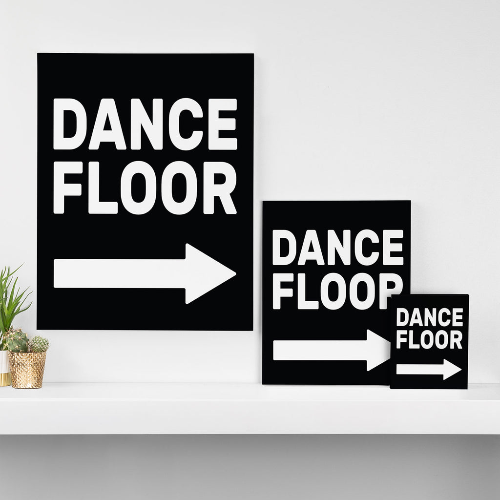 Dance Floor (arrow pointing right) Canvas Print Gallery Image 3