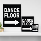 Dance Floor (arrow pointing right) Canvas Print Gallery Image 3