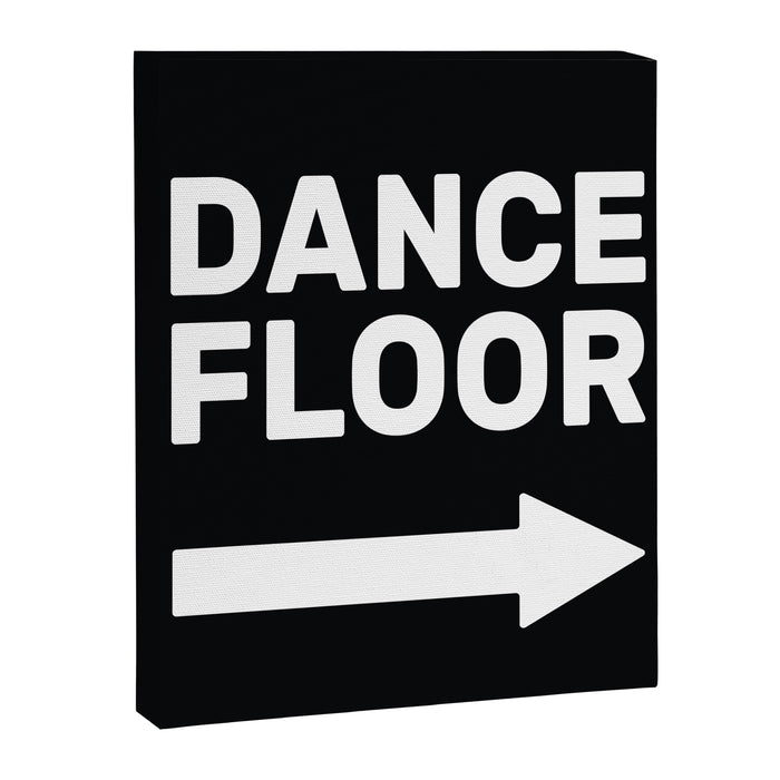 Dance Floor (arrow pointing right) Canvas Print Gallery Image 1