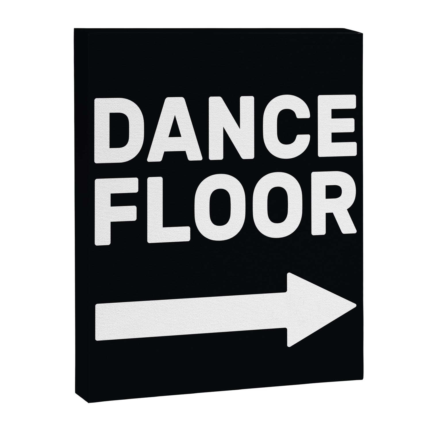 Dance Floor (arrow pointing right) Canvas Print Gallery Image 6