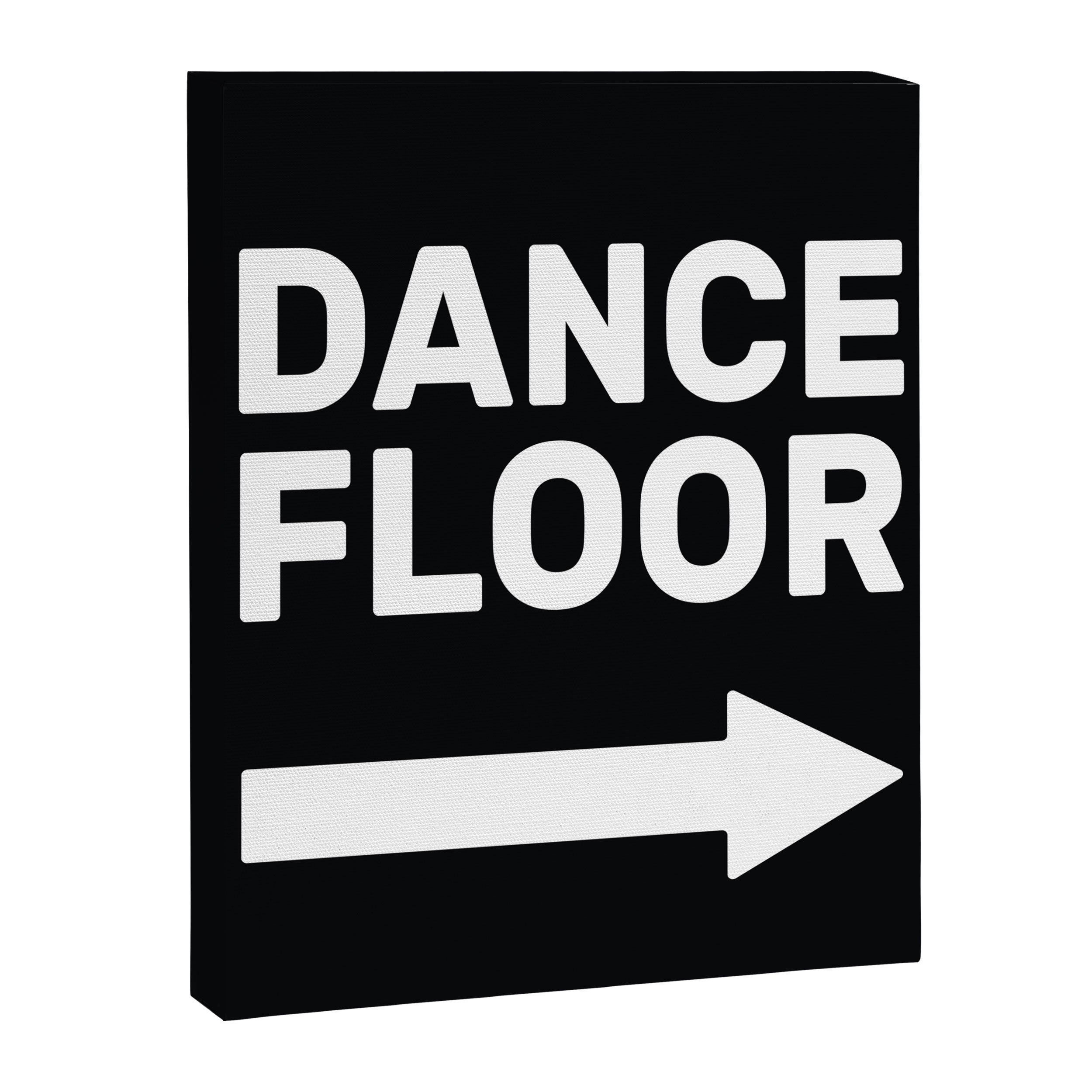 Dance Floor (arrow pointing right) Canvas Print Gallery Image 6