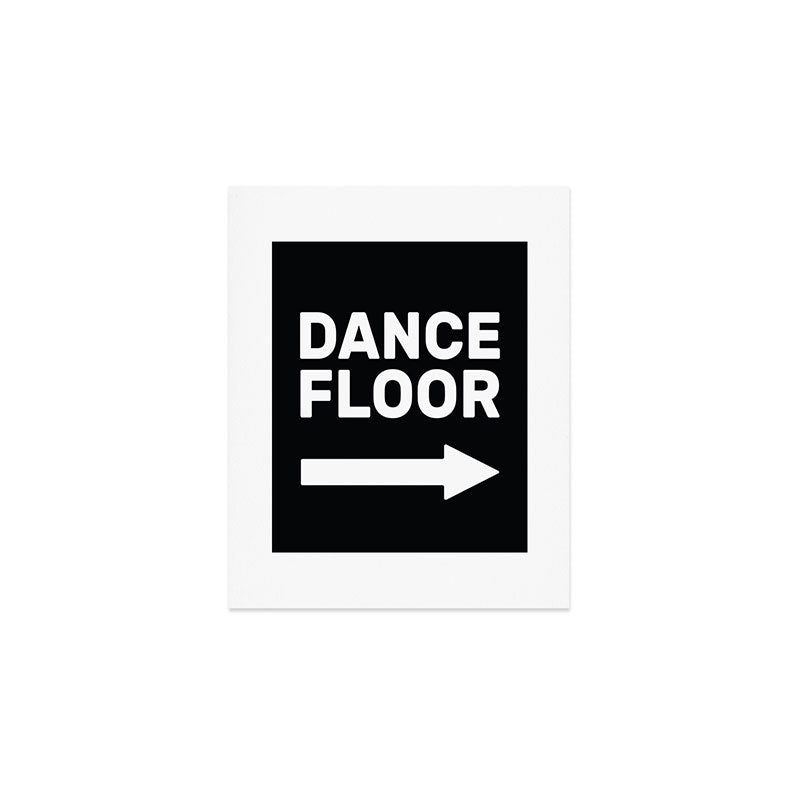 Dance Floor (arrow pointing right) Art Print Gallery Image 1