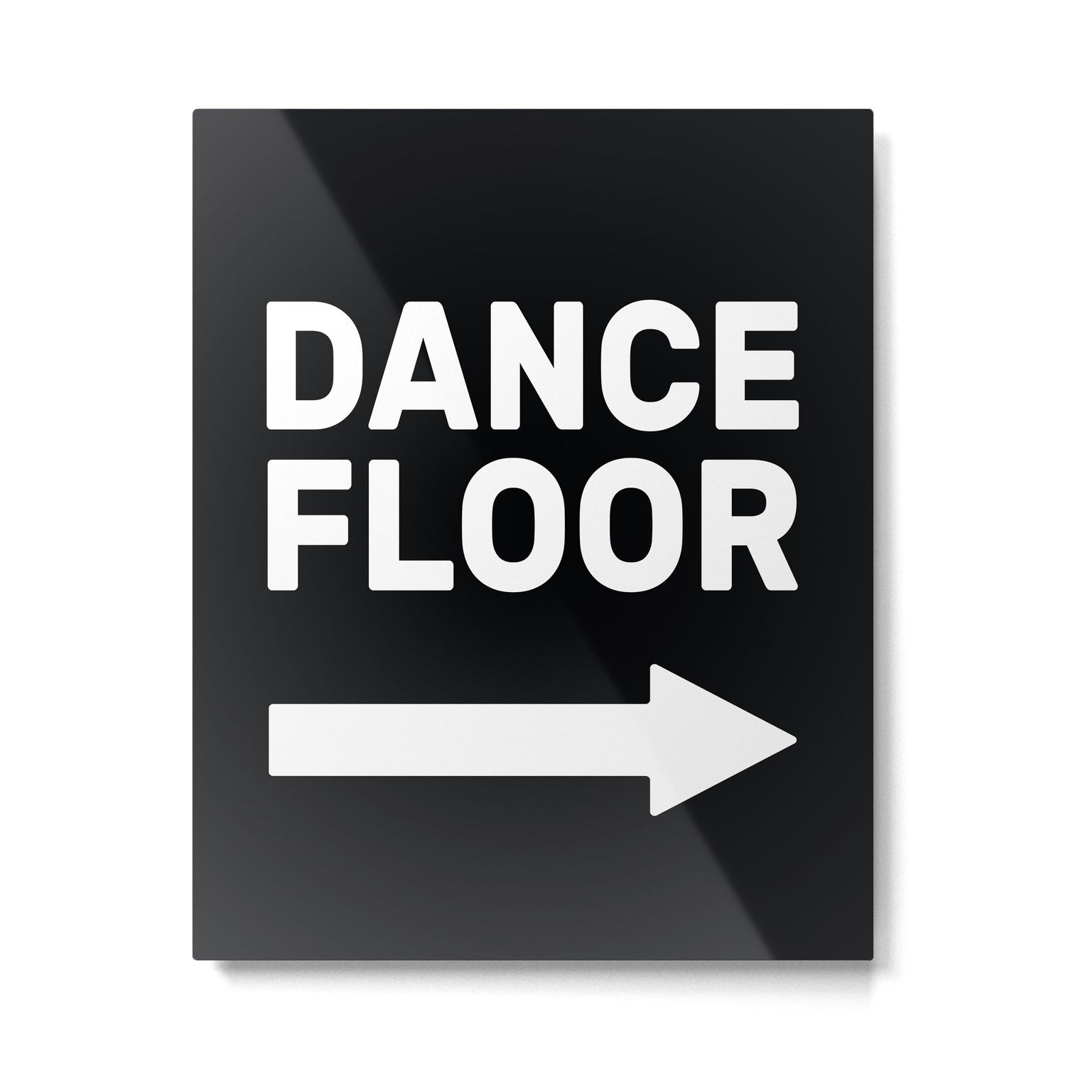 Dance Floor (arrow pointing right) Metal Print Gallery Image 4