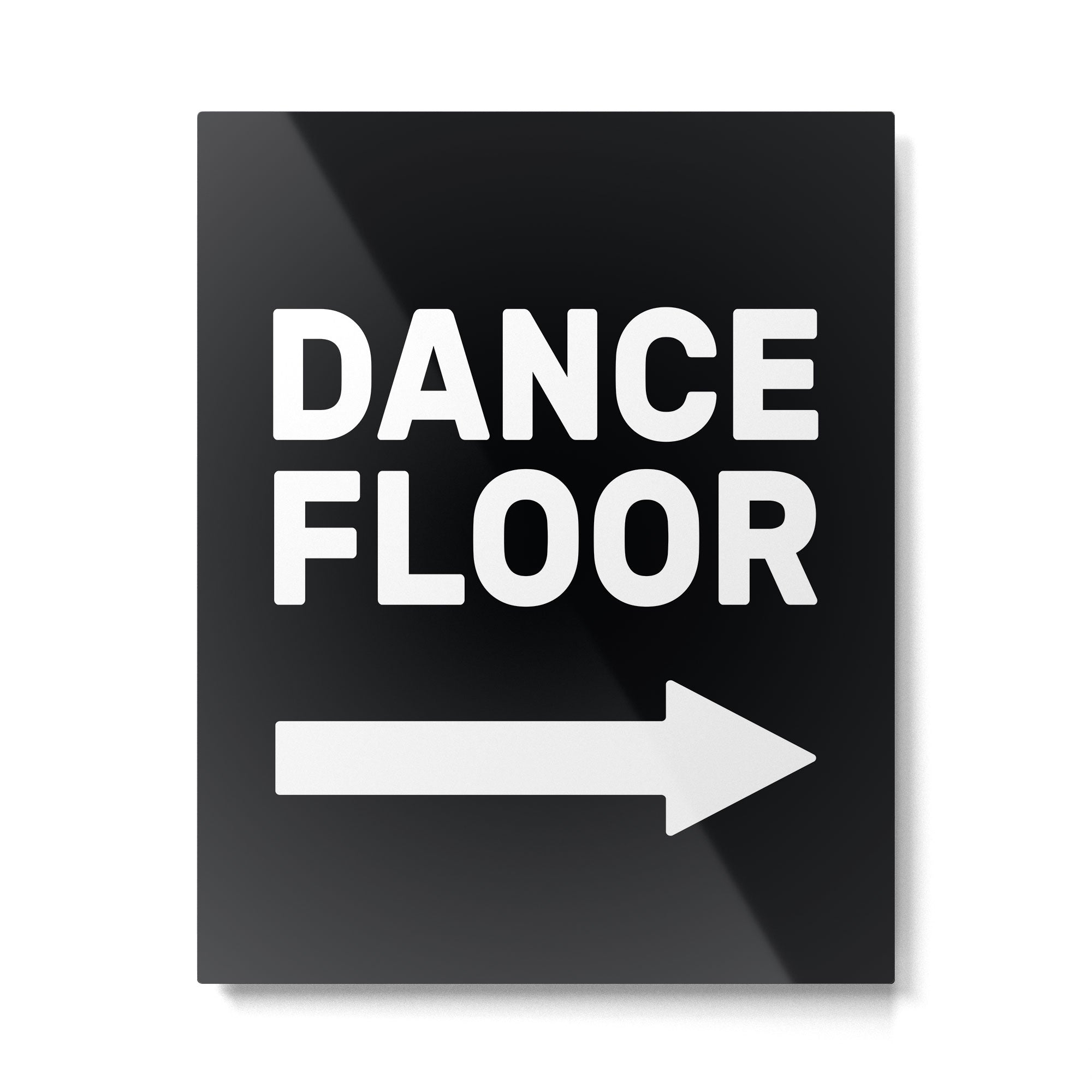 Dance Floor (arrow pointing right) Metal Print Gallery Image 4