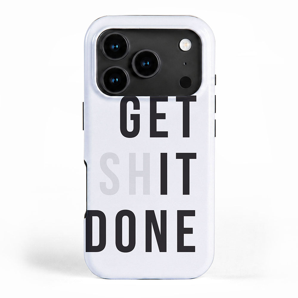 Get Sh(it) Done // Get Shit Done iPhone Case Gallery Image 1
