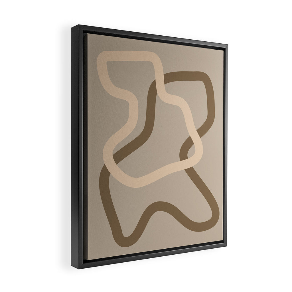 Abstract 03B Framed Canvas Print Gallery Image 2