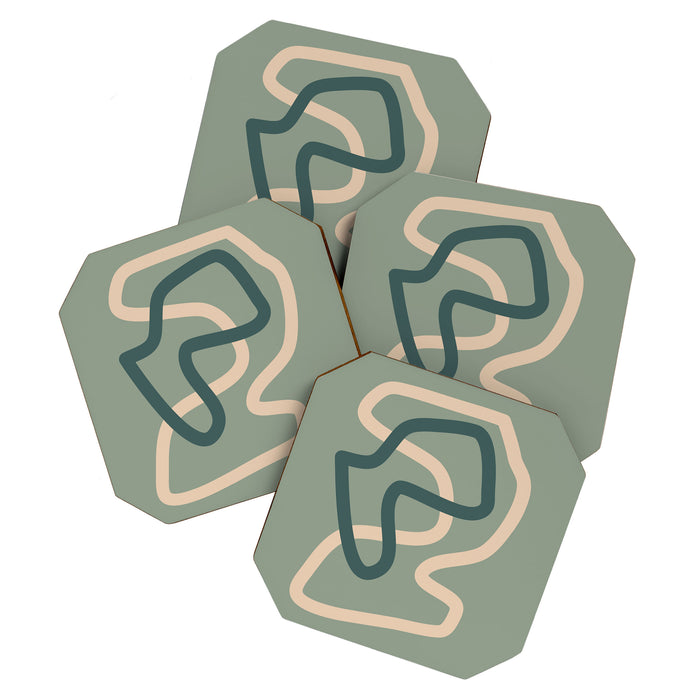 Abstract 03C Coaster Gallery Image 1