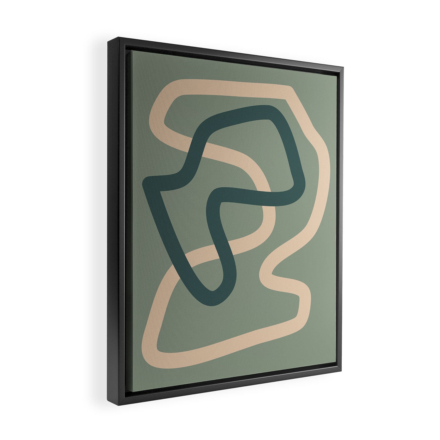 Abstract 03C Framed Canvas Print Gallery Image 2