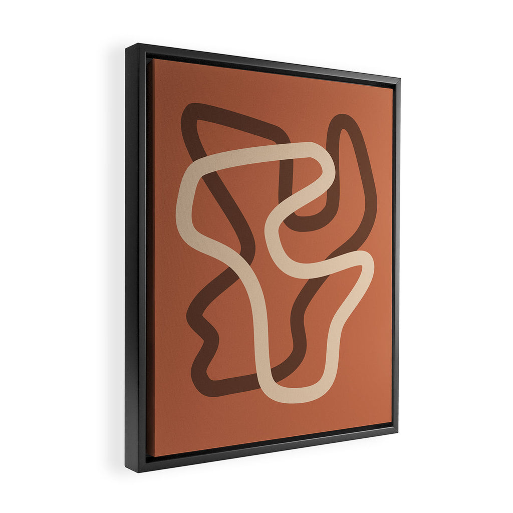 Abstract 03D Framed Canvas Print Gallery Image 2
