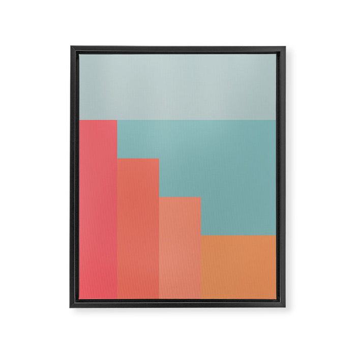 Abstract 309 Framed Canvas Print Gallery Image 1