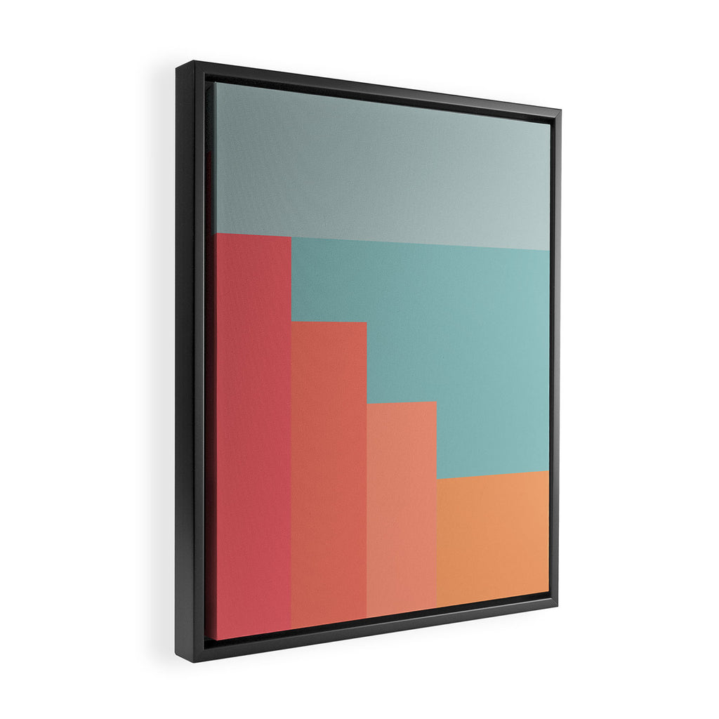 Abstract 309 Framed Canvas Print Gallery Image 2