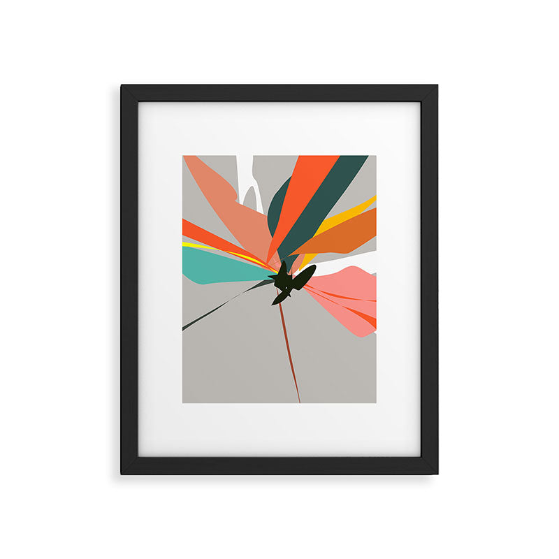 Abstract Floral 03B Framed Art Print Gallery Image 6