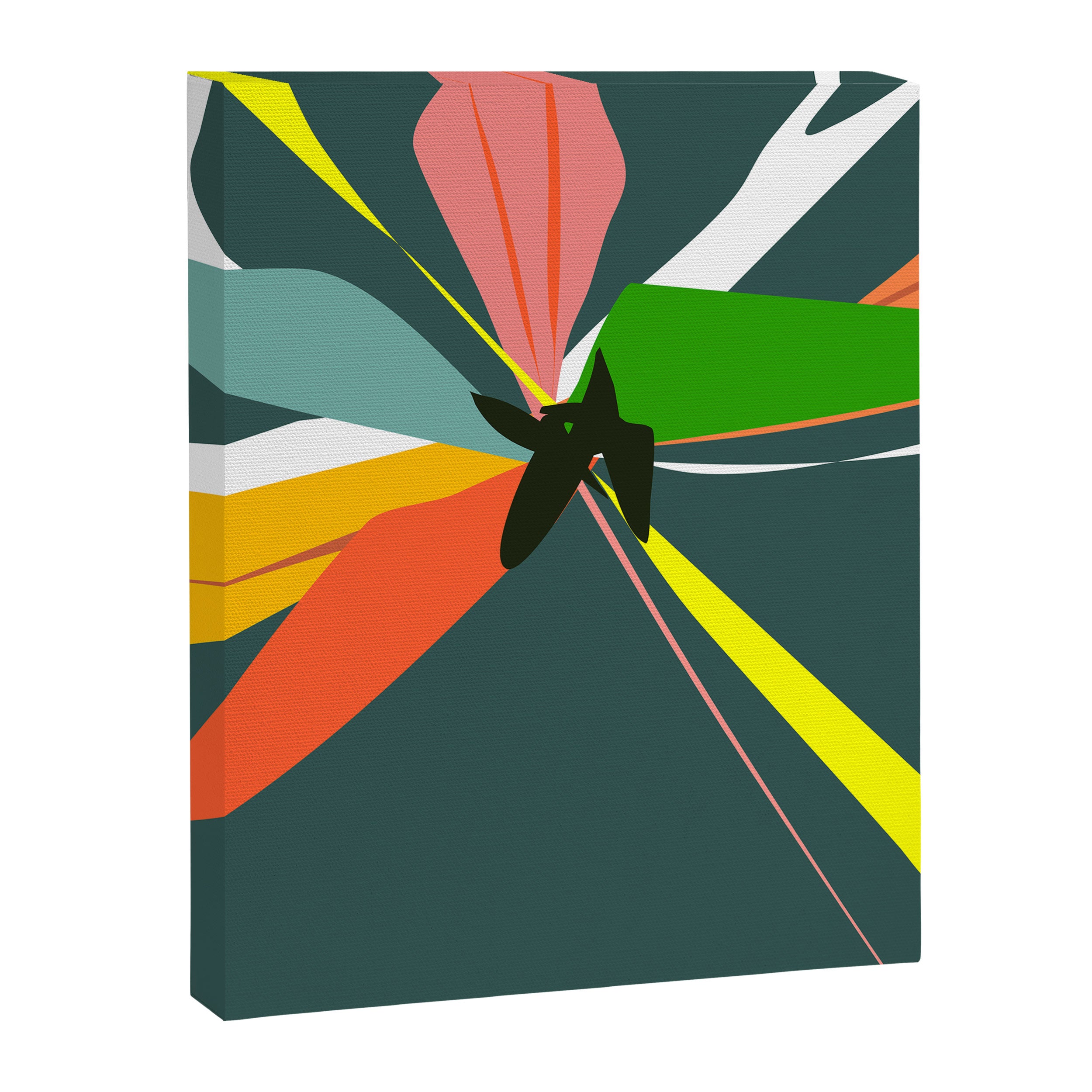 Abstract Floral 03D Canvas Print Gallery Image 8