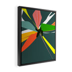 Abstract Floral 03D Framed Canvas Print Gallery Image 2