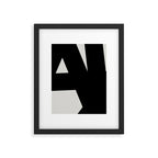 Abstract Form 01 Framed Art Print Gallery Image 5
