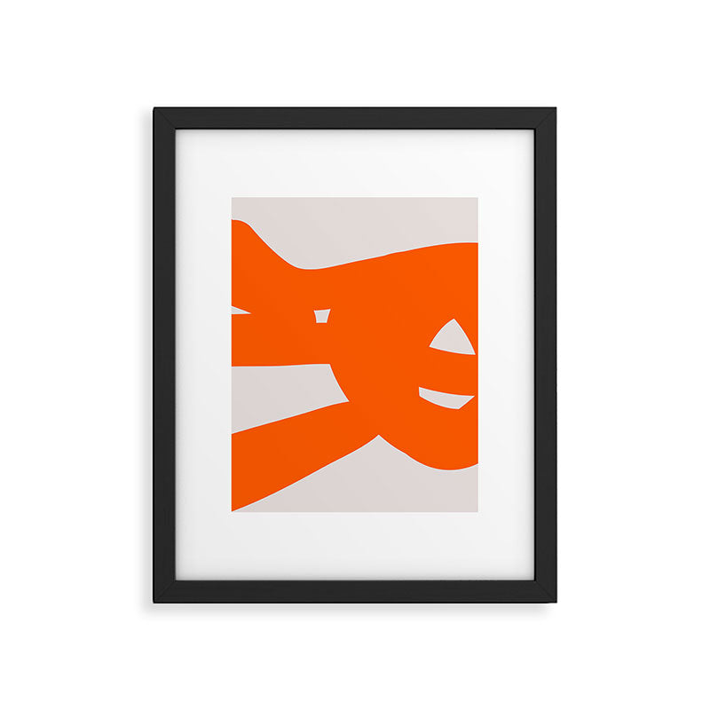 Abstract Form 6A Framed Art Print Gallery Image 5