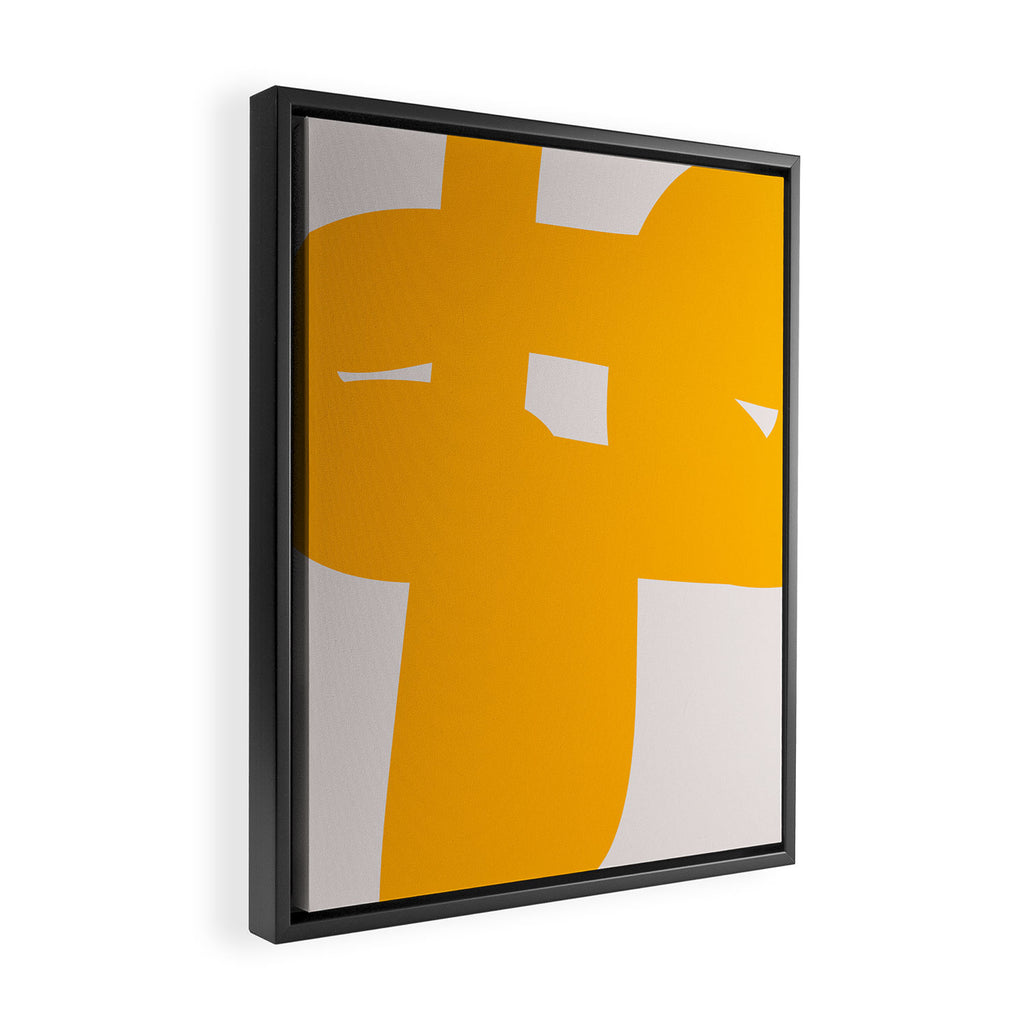 Abstract Form 6B Framed Canvas Print Gallery Image 2