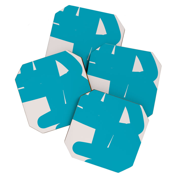Abstract Form 6C Coaster Gallery Image 1