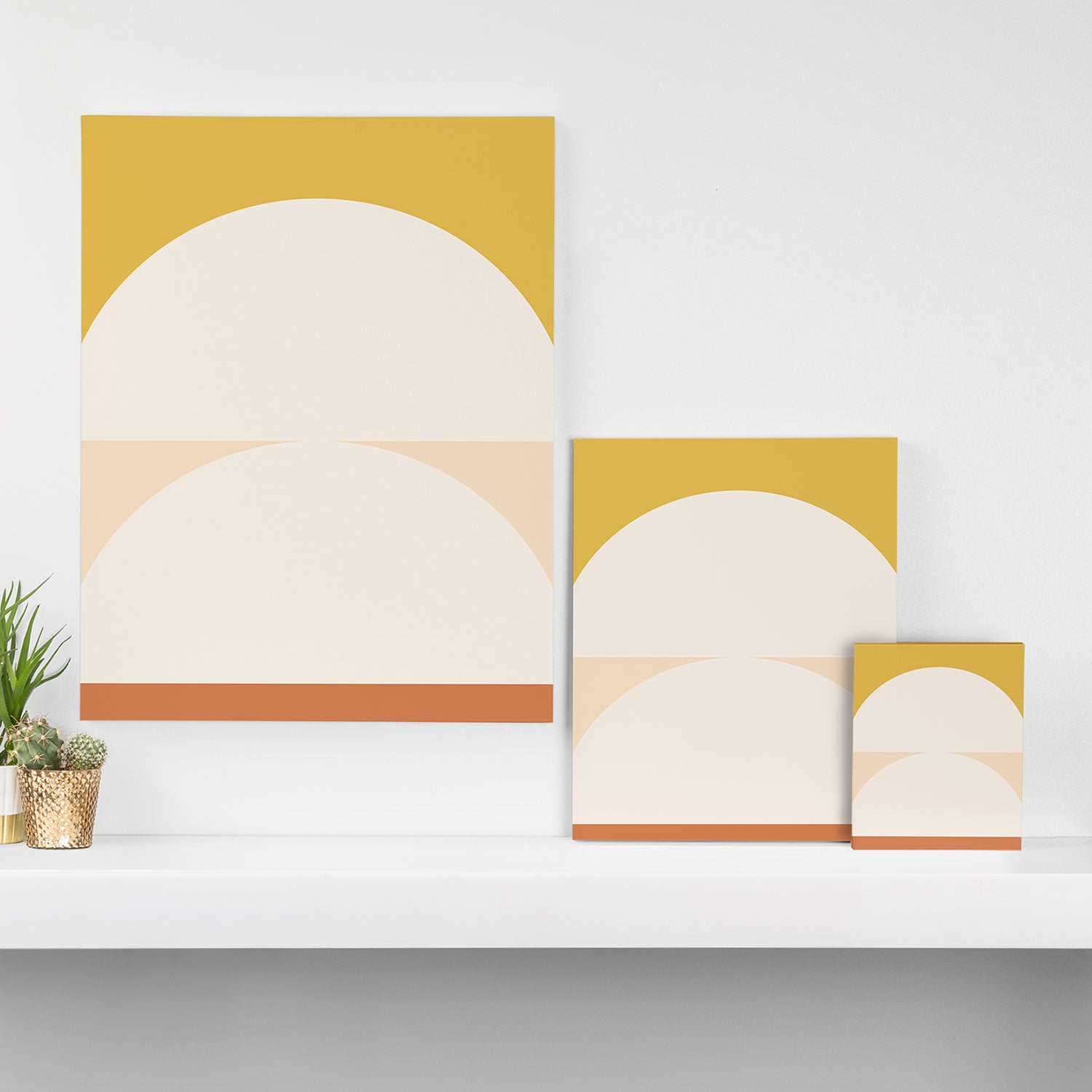 Abstract Geometric 01 Canvas Print Gallery Image 3