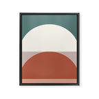 Abstract Geometric 01D Framed Canvas Print Gallery Image 6