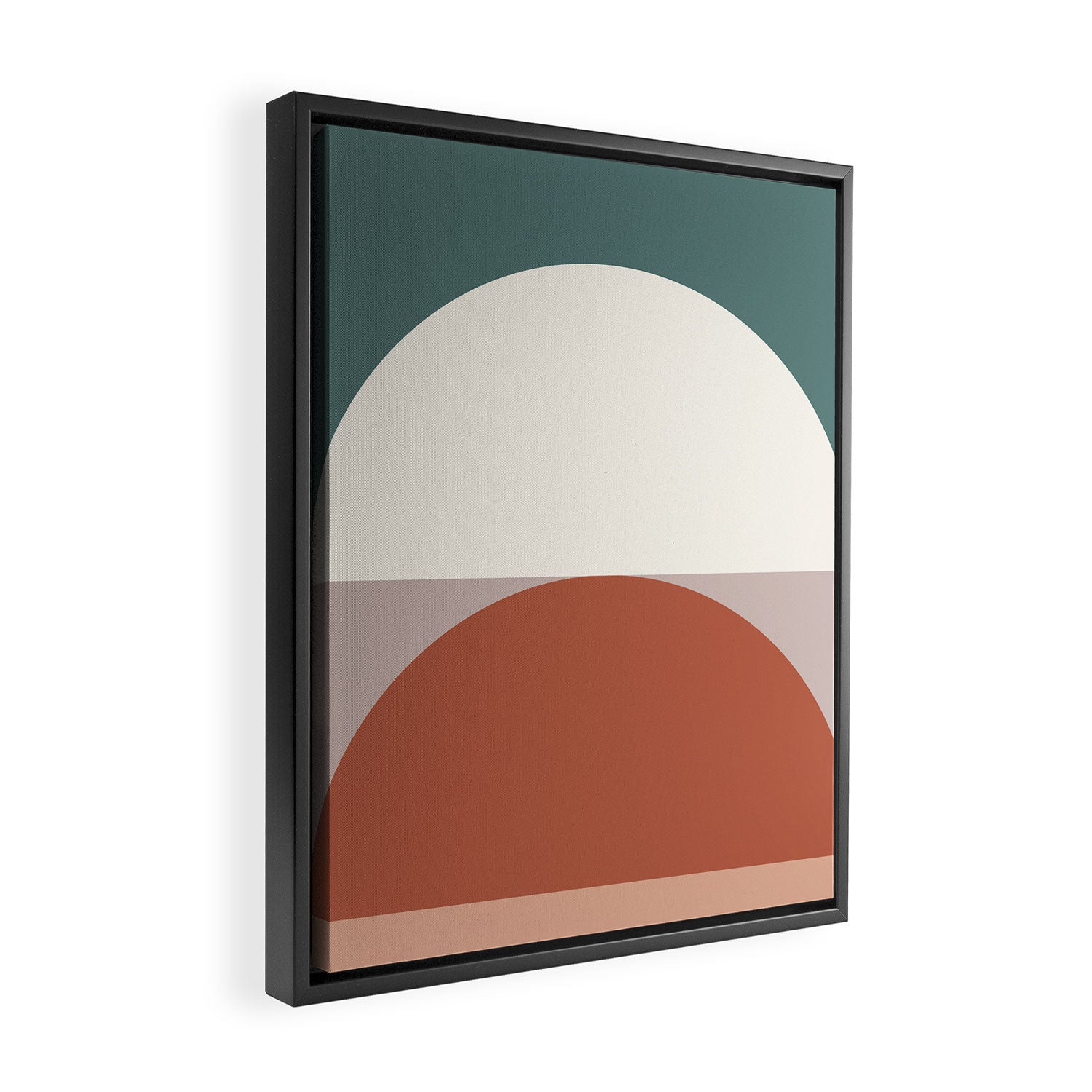 Abstract Geometric 01D Framed Canvas Print Gallery Image 2