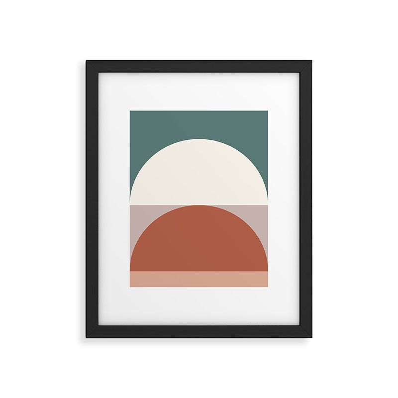 Abstract Geometric 01D Framed Art Print Gallery Image 4