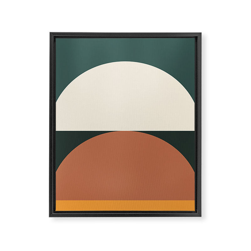 Abstract Geometric 01E Framed Canvas Print Gallery Image 3