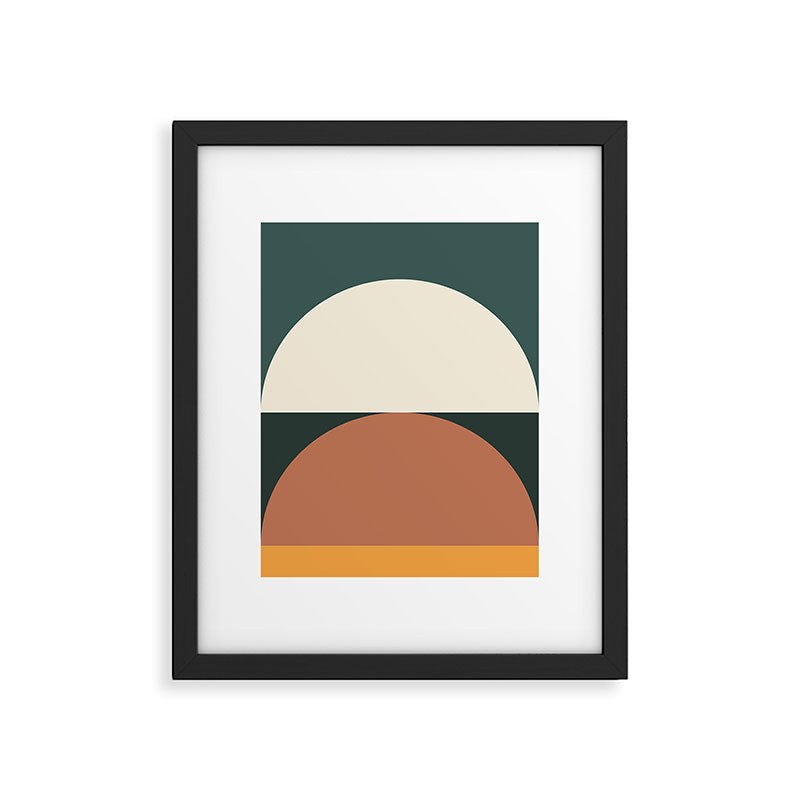 Abstract Geometric 01E Framed Art Print Gallery Image 5