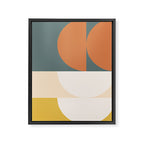 Abstract Geometric 02 Framed Canvas Print Gallery Image 6