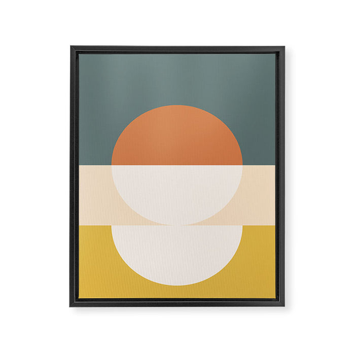 Abstract Geometric 02 Framed Canvas Print Gallery Image 1
