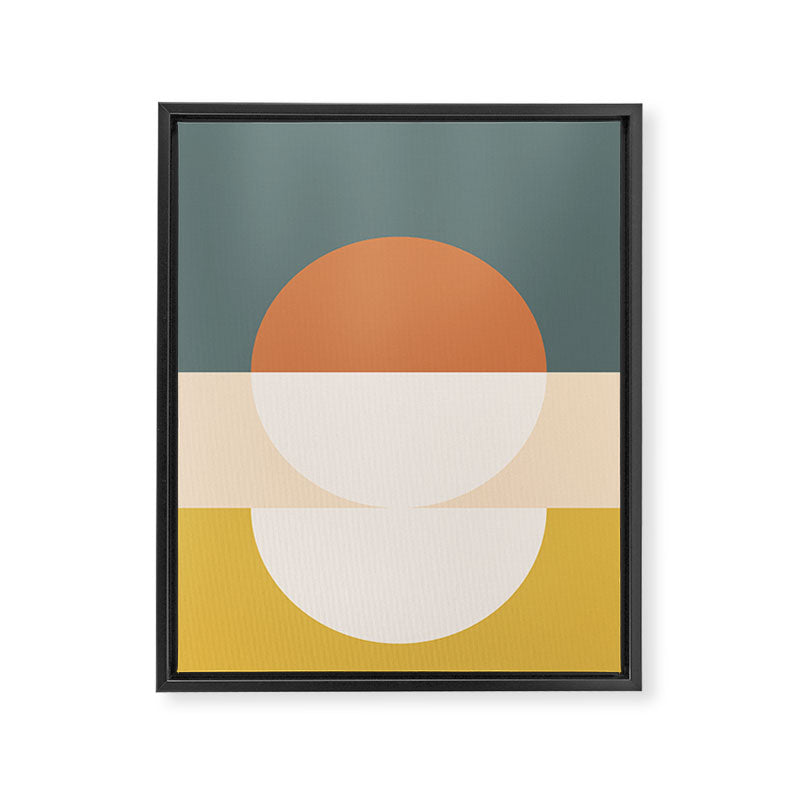 Abstract Geometric 02 Framed Canvas Print Gallery Image 6