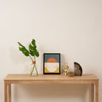 Abstract Geometric 02 Framed Canvas Print Gallery Image 4
