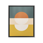 Abstract Geometric 02B Framed Canvas Print Gallery Image 6