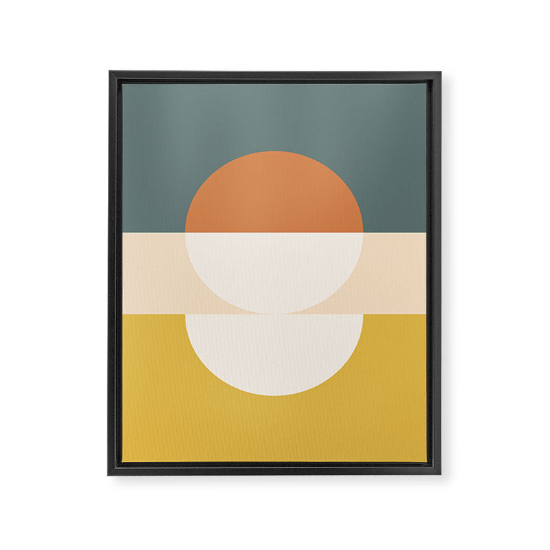 Abstract Geometric 02B Framed Canvas Print Gallery Image 6